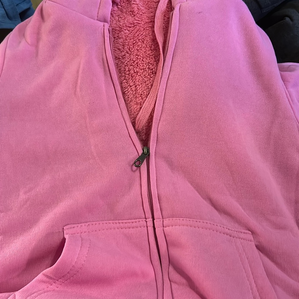 Red Jeans NYC Faux Fur Lined Hoodie